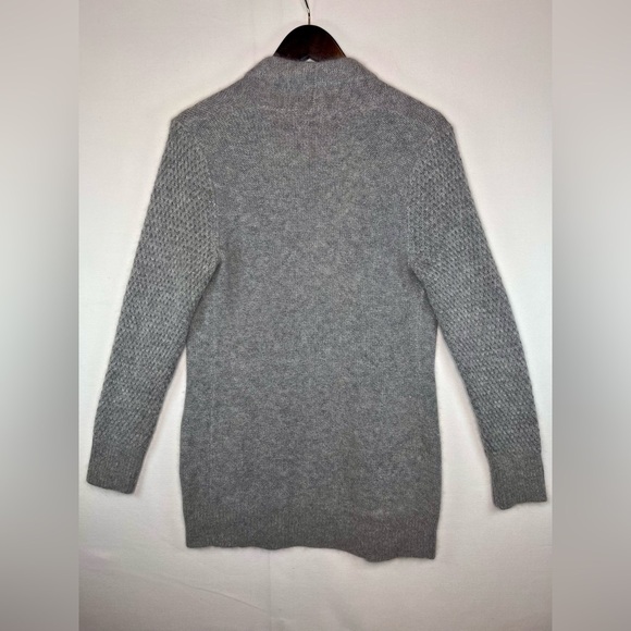 Fenn Wright Manson SOFT angora blend gray open front cardigan size Large boho - Picture 7 of 7